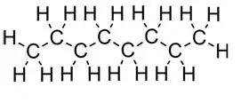 Minyororo ya Aliphatic vs Hydrocarbons-Moja kwa moja